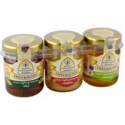 Bienenwirtschaft Meissen Imkerhonig Dreierlei Wald/Gebirgsblüte/Blütentracht 3x67g 