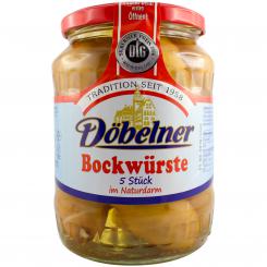 Döbelner Bockwürste im Naturdarm 5x80g 