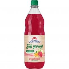 Lichtenauer Süß genug! Orange-Himbeer 1 Liter incl. Pfand 