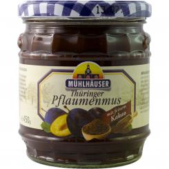 Mühlhäuser Thüringer Pflaumenmus (gewürzt) mit Kakao 450g 