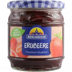 Mühlhäuser Erdbeere Extra-Konfitüre 450g 