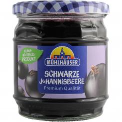 Mühlhäuser Schwarze Johannisbeere Extra-Konfitüre 450g 