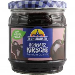 Mühlhäuser Schwarzkirsche Extra-Konfitüre 450g 