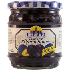 Mühlhäuser Thüringer Pflaumenmus gewürzt 450g 