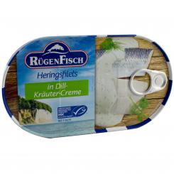 RügenFisch Heringsfilets in Dill-Kräuter-Creme 200g 