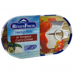 RügenFisch Heringsfilets in Tomaten-Curry-Creme 200g 