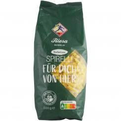 Riesa Nudeln Hartweizen Spirelli 500g 