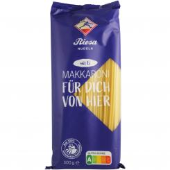 Riesa Nudeln mit Ei Makkaroni 500g 