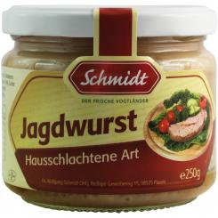 Schmidt Jagdwurst Hausschlachtene Art 250g 