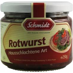 Schmidt Rotwurst Hausschlachtene Art 250g 