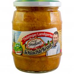 Thüringer Landgarten SchlachteKraut mit original Greußener Edel Salami 580ml-Glas 
