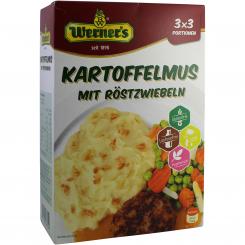Werners Kartoffelmus mit Röstzwiebeln 3x3 Portionen 