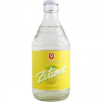 9 Springe Zitrone 0,33 Liter incl. Pfand 