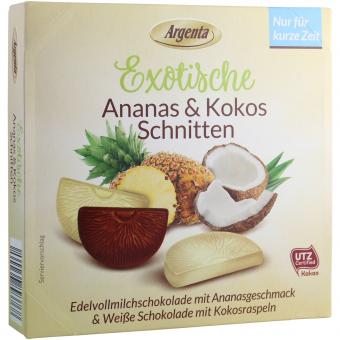 Argenta exotische Ananas & Kokos Schnitten 85 g 