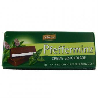 Böhme Pfefferminz Creme-Schokolade 100g 