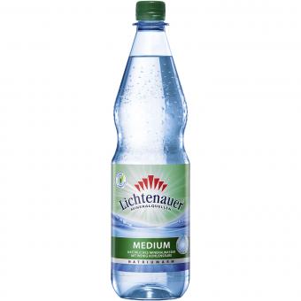 Lichtenauer Mineralwasser medium 1 Liter incl. Pfand 