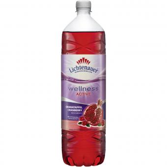Lichtenauer Wellness Active Granatapfel-Cranberry 1,5 Liter incl. Pfand 