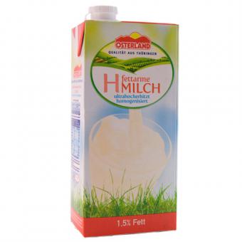 Osterland H-Milch 1,5% Fett 1 Liter 