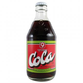 9 Springe Cola 0,33 Liter incl. Pfand 