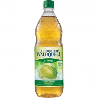 Thüringer Waldquell Apfelschorle Herb 1 Liter incl. Pfand 