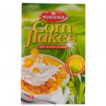 Wurzener Cornflakes Cornflakes crisp & cross 375 g 