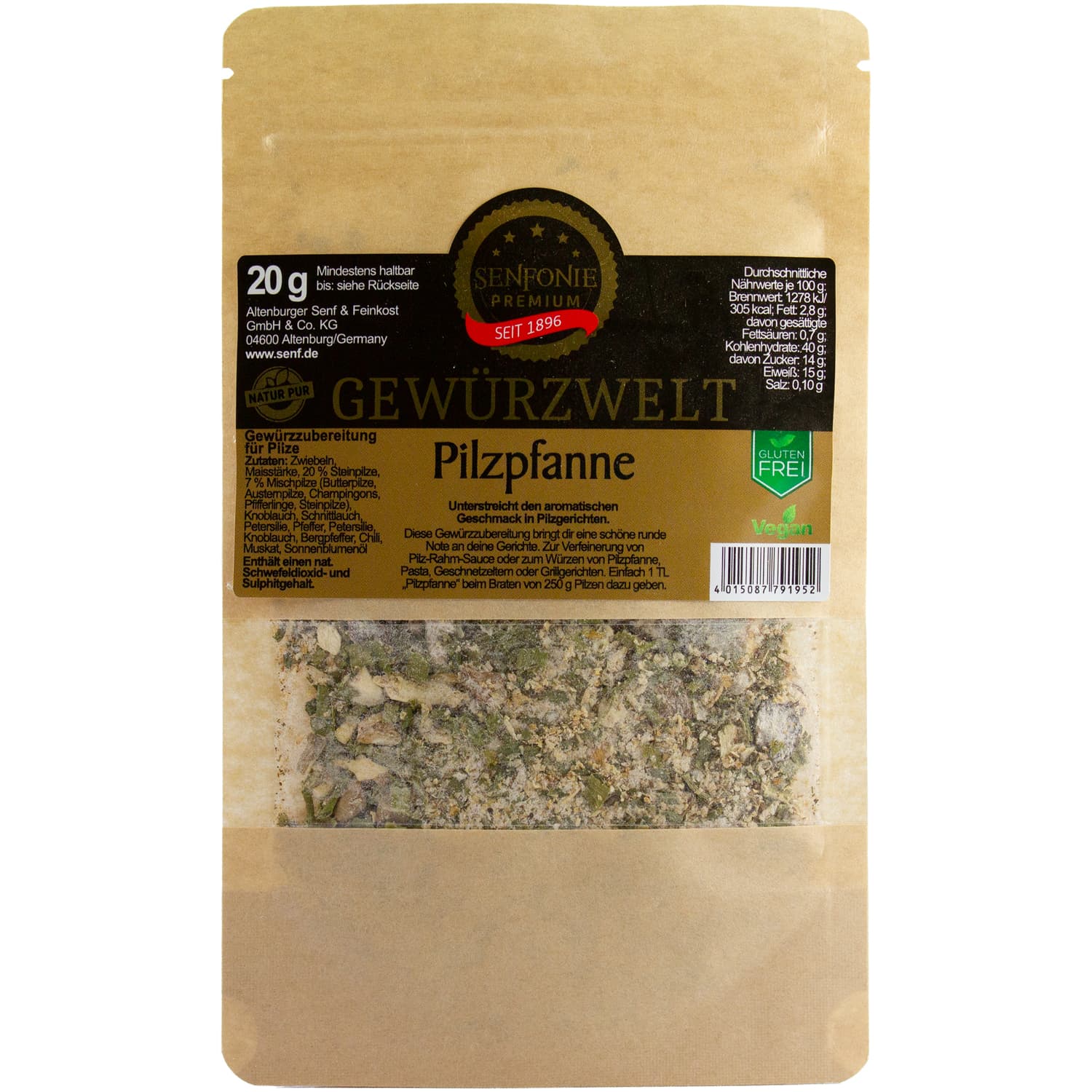 Ossikiste.de | Altenburger Gewürzwelt Pilzpfanne 20 g | online kaufen