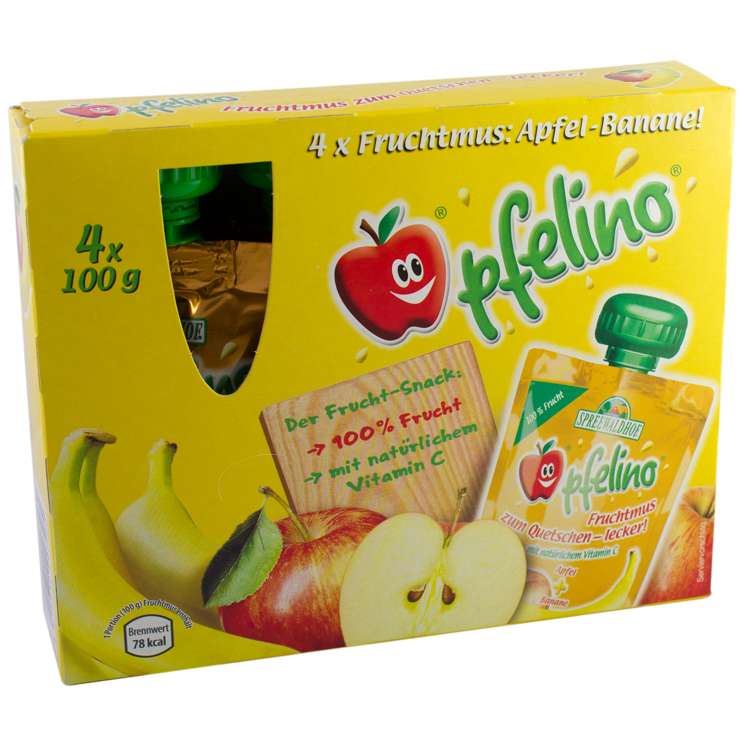 Ossikiste.de | Spreewaldhof Apfelino Fruchtmus Apfel-Banane 400 g ...