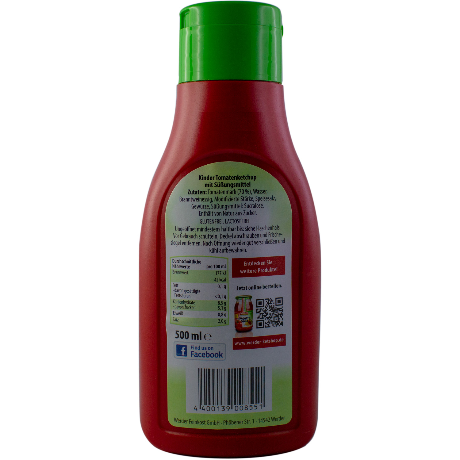 Ossikiste.de | Werder Kinder Tomaten Ketchup 500 ml | online kaufen